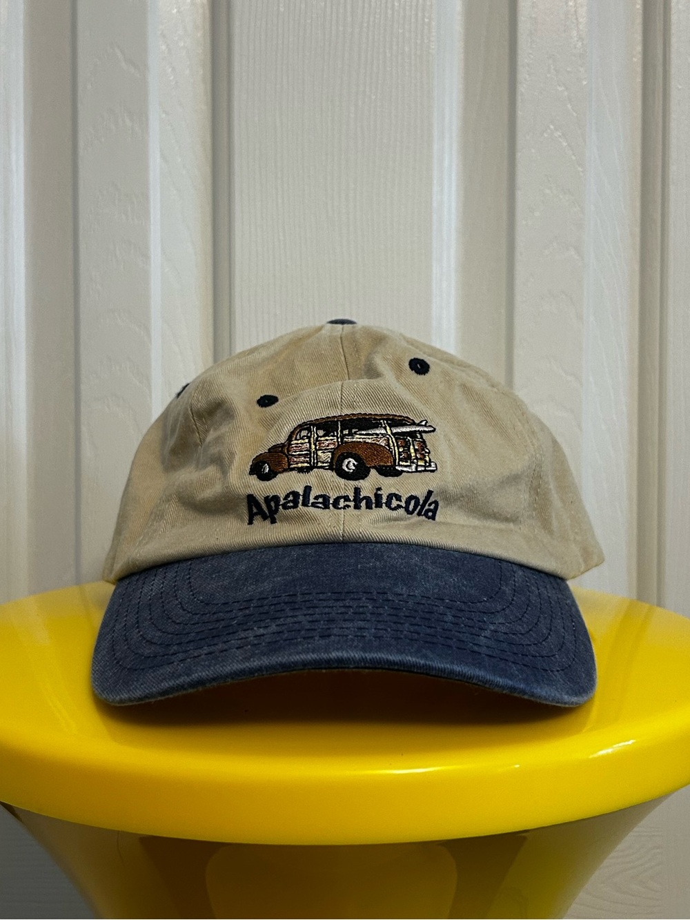 Beige & Blue Apalachicola Cap